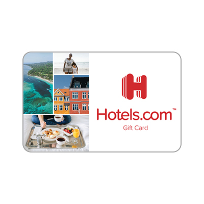 HOTELS.COM<sup>&reg;</sup> $25 Gift Card - Hotels.com is the obvious choice for hotels mainly because of their website address. Beyond that, Hotels.com has over 435,000 hotels in over 60 countries to choose from. They will make sure you get the cheapest rate and best experience whether you are traveling for work, or play.